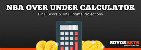 nba over under calculator